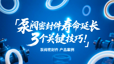 泵閥密封圈壽命延長(zhǎng)的3個(gè)關(guān)鍵技巧！?