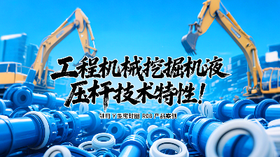 軸用<i style='color:red'>y型密封圈</i>R08產(chǎn)品案例丨工程機(jī)械挖掘機(jī)液壓桿技術(shù)特性！