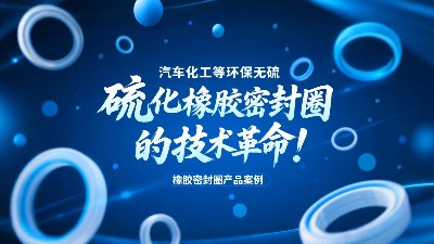 汽車化工等環(huán)保無(wú)硫硫化橡膠密封圈的技術(shù)革命！