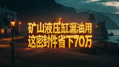 液壓缸老是漏油？礦山上用這密封圈，一年省下70萬！?