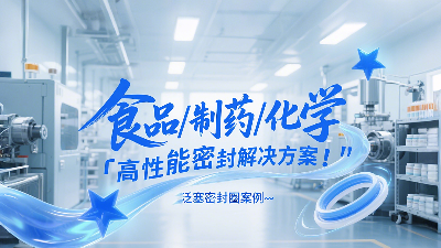 泛塞密封圈：食品、制藥和化學(xué)工業(yè)中的高性能密封解決方案！?