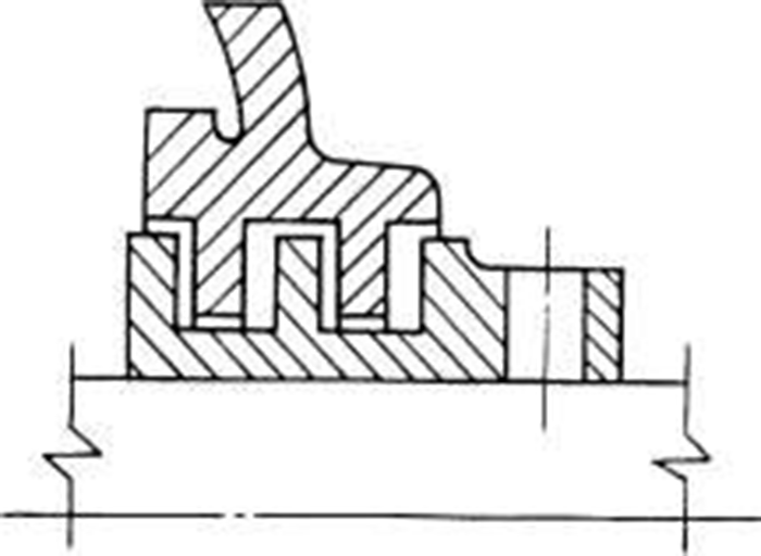 常見的迷宮密封圈 截面（切面）結(jié)構(gòu)圖5