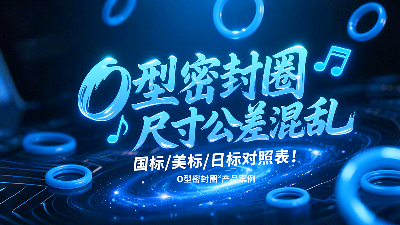 <i style='color:red'>o型密封圈</i>尺寸公差混亂？國標(biāo)/美標(biāo)/日標(biāo)對照表！