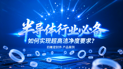 半導(dǎo)體行業(yè)必備：四氟密封圈如何實現(xiàn)超高潔凈度要求？