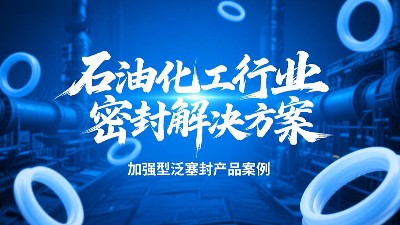 加強(qiáng)型泛塞封產(chǎn)品案例 ? 石油化工行業(yè)的密封解決方案！?