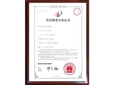 一密封圈接圈模專利證書(shū) - 東晟唇形密封圈