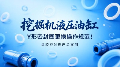 挖掘機(jī)液壓油缸<i style='color:red'>y</i>形密封圈更換操作規(guī)范！