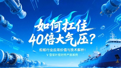 V型槳葉密封圈 ?  如何扛住40倍大氣壓：船舶行業(yè)應用價值與技術解析！