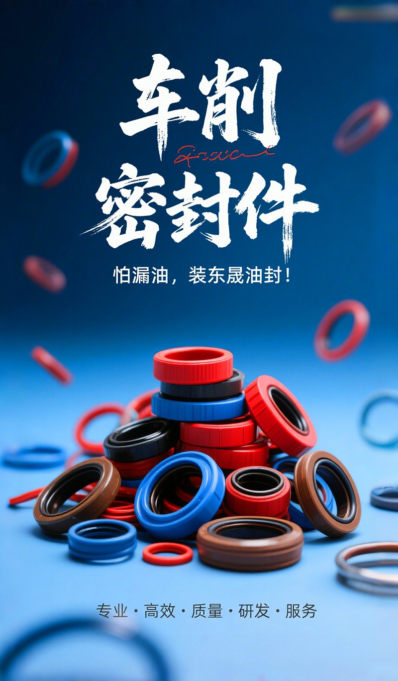 車削密封件材質PK：PTFE、PEEK、橡膠誰更強？2